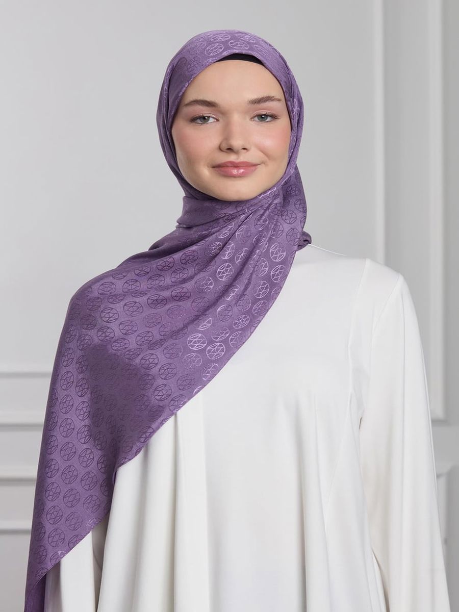 Jakarlı Şal SHİNE SİLKY MAQ  (24SS91002)