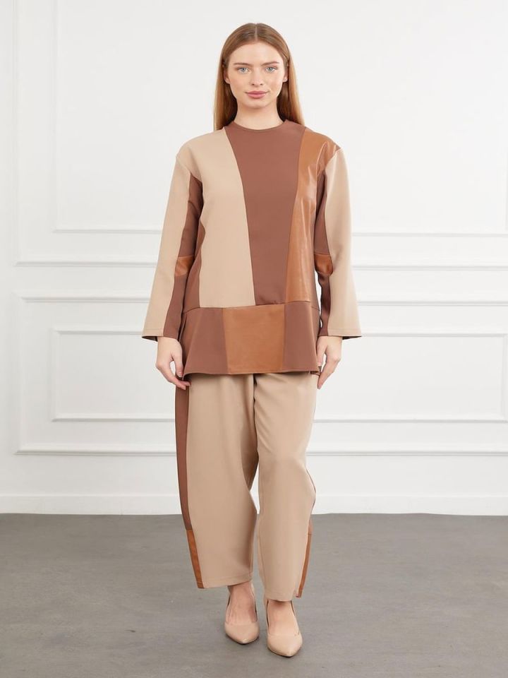 Asimetrik Tunik  Gorde  Takım MAQ  25AW21020