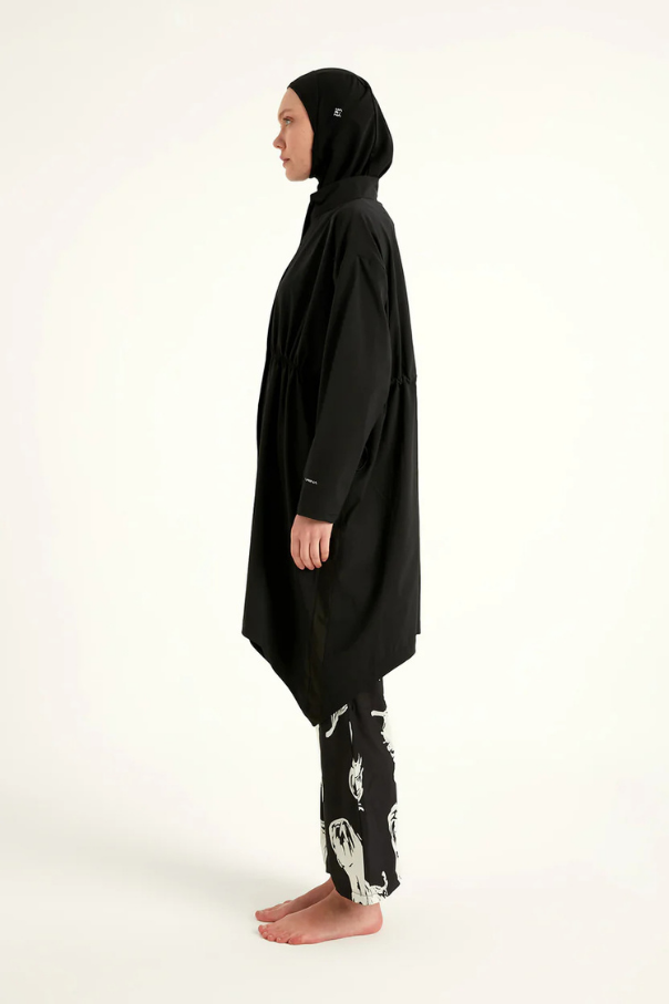 Marina Siyah Tam Kapalı Tesettür Mayo – M2503-3