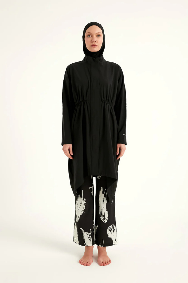 Marina Siyah Tam Kapalı Tesettür Mayo – M2503-3