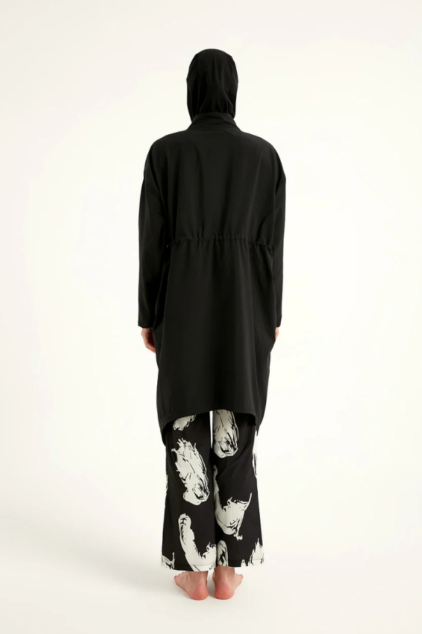 Marina Siyah Tam Kapalı Tesettür Mayo – M2503-3