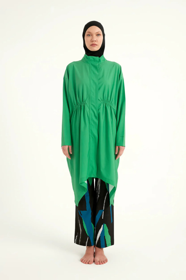 Marina Yeşil Tam Kapalı Tesettür Mayo – M2503-1