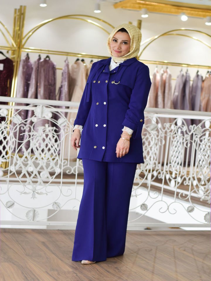 Ceket  Pantolonlu Trend Takım