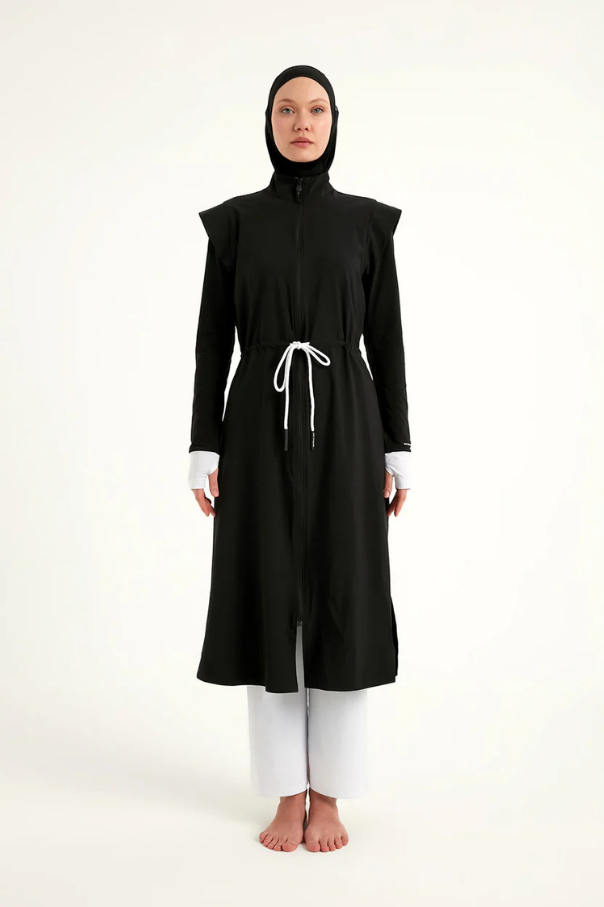 Marina Siyah Tam Kapalı Tesettür Mayo - M2501-2