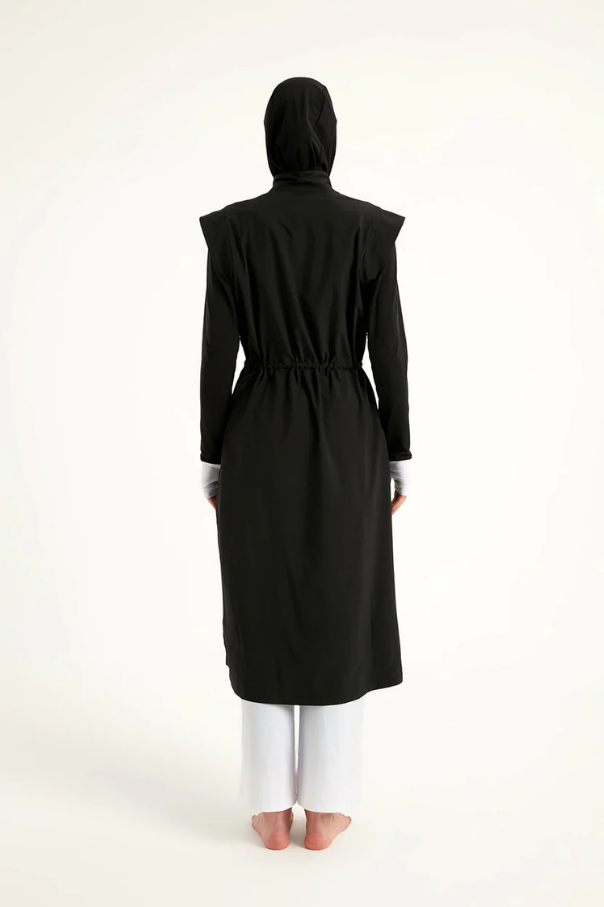 Marina Siyah Tam Kapalı Tesettür Mayo - M2501-2