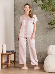 Pierre Cardin Saten 6'lı Gelin Çeyiz Seti - 6010