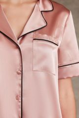 Pierre Cardin Saten Biyeli Pijama Takımı - 1205