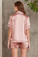 Pierre Cardin Saten Biyeli Pijama Takımı - 1205