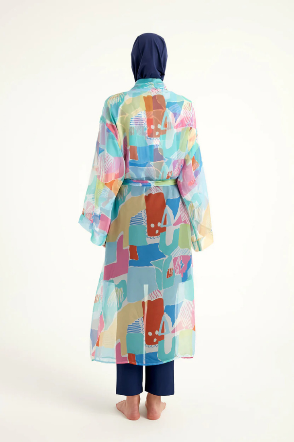 Marina Renkli Pareo Kimono – P2506