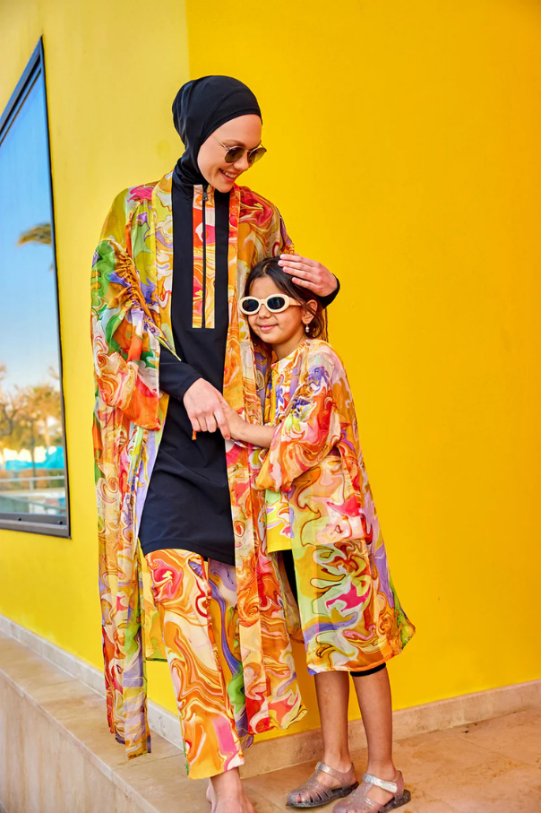 Marina Renkli Pareo Kimono – P2512