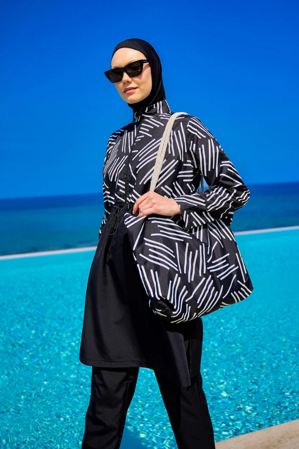 Rivamera Tesettür Mayo R2509 - Siyah