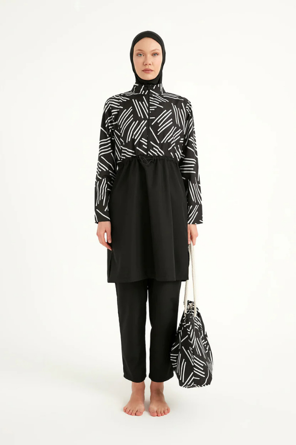 Rivamera Tesettür Mayo R2509 - Siyah