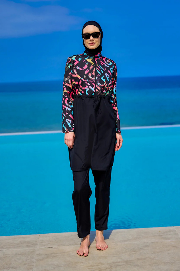 Rivamera Tesettür Mayo R2507 - Siyah