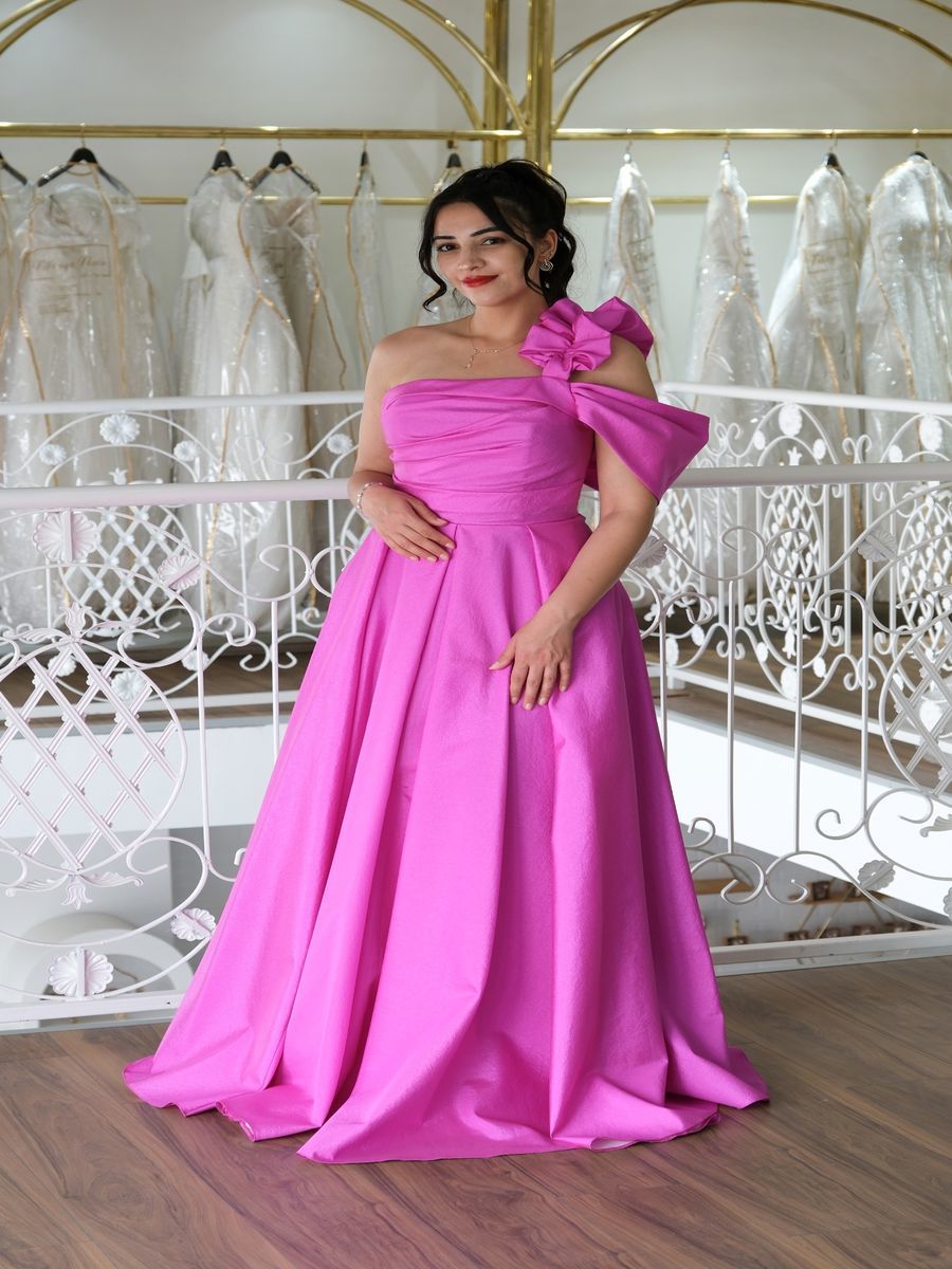 Tek Omuzlu  Abiye Elbise