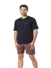 Pierre Cardin 5li Penye Robdöşambr Damatlık Pijama Set 5560
