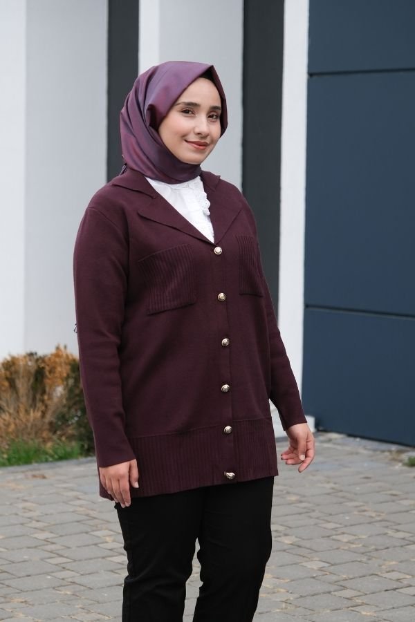 Misty Cepli Kısa Triko Hırka