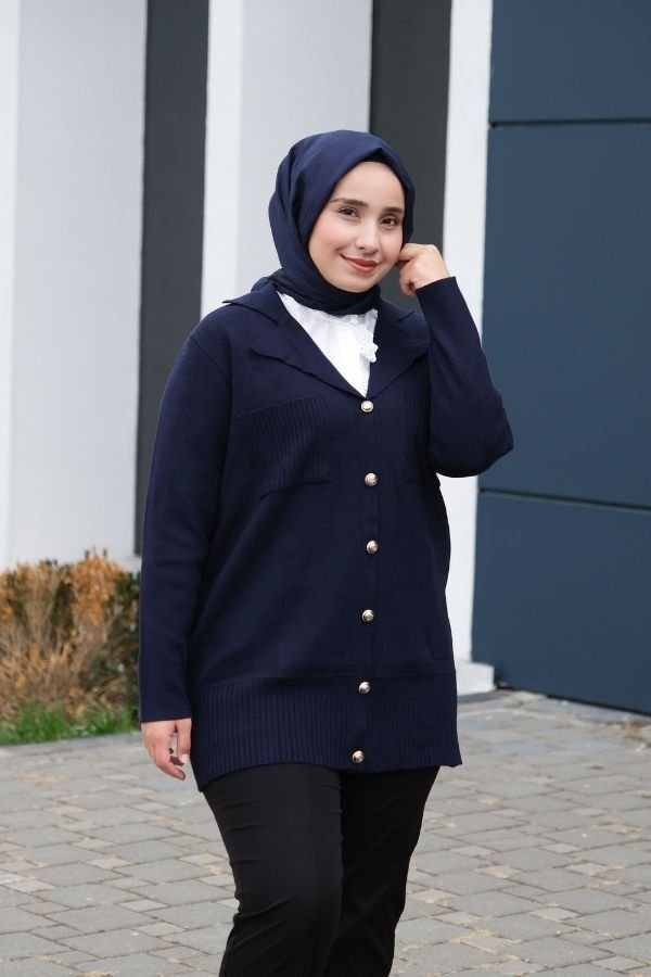 Misty Cepli Kısa Triko Hırka