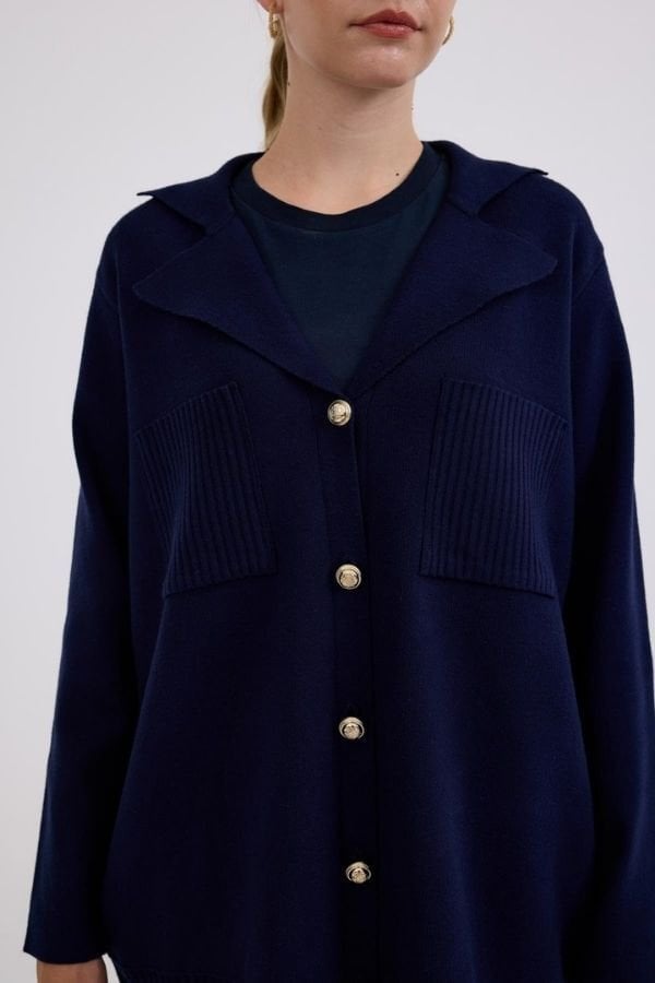 Misty Cepli Kısa Triko Hırka