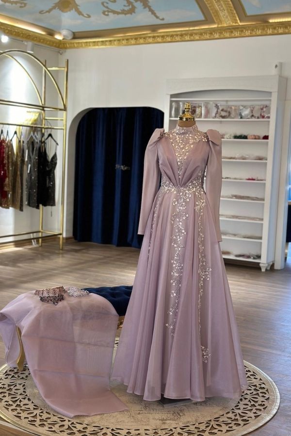 Tesettür Abiye Elbise