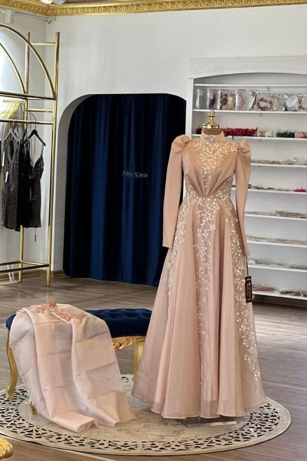 Tesettür Abiye Elbise